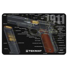 Tapis de démontage Tekmat pour pistolet 1911 - Vue 3D